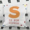Alphabet cushion