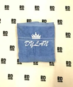 Personalised Crown Baby Towel