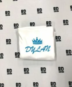 Personalised Crown Baby Blanket