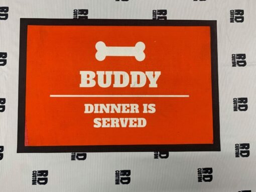 Buddy red and white food mat 2 e1592475091596