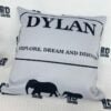 GREY ELEPHANT CUSHION DYLAN