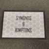 Grey patten standard floor mat 1