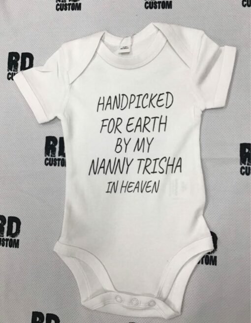 Handed Picked For Earth By My 'Uncle' From Heaven Baby Vest