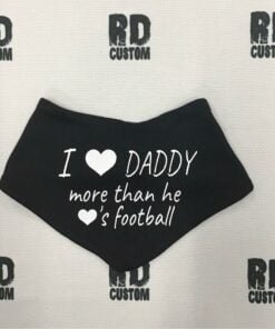 I love daddy more than he loves football