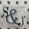 Initials marble cushion 2