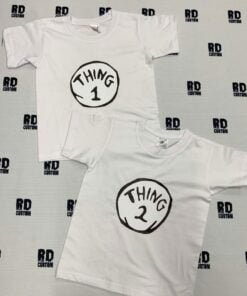 THING 1 AND THING 2 WHITE