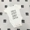 born in 2020 printed vest