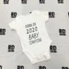 born in 2020 printed vest