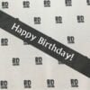 happy birthday black and silver