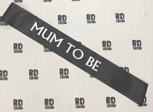 mum to be black and silver