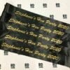 stephs hen party set black and gold
