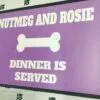 Nutmed and rosie purple dinner