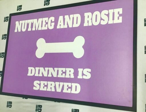 Nutmed and rosie purple dinner