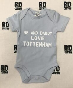 Me And Daddy Love Football Baby Vest