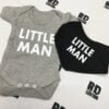 LITTLE MAN VEST AND BIB SET