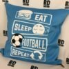 eat sleep football repeat blue