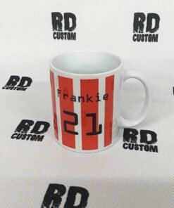 Personalised Eat Sleep Football Repeat Mug