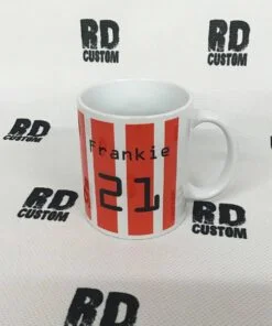 Personalised Eat Sleep Football Repeat Mug